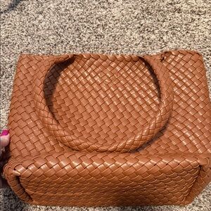 Sonoma Tan Woven Tote Bag